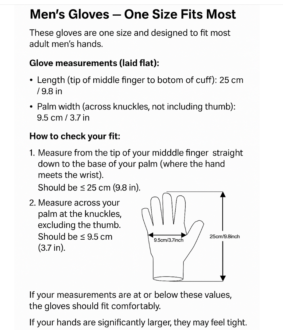 Harbor - Men's Ultra Comfortable Gloves