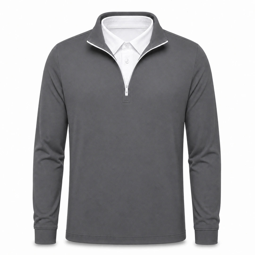 Leon - Men’s Ultra Comfortable 2-in-1 Quarter-Zip