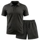 Capri Set – Men’s Ultra Comfortable Shorts and Polo Shirt