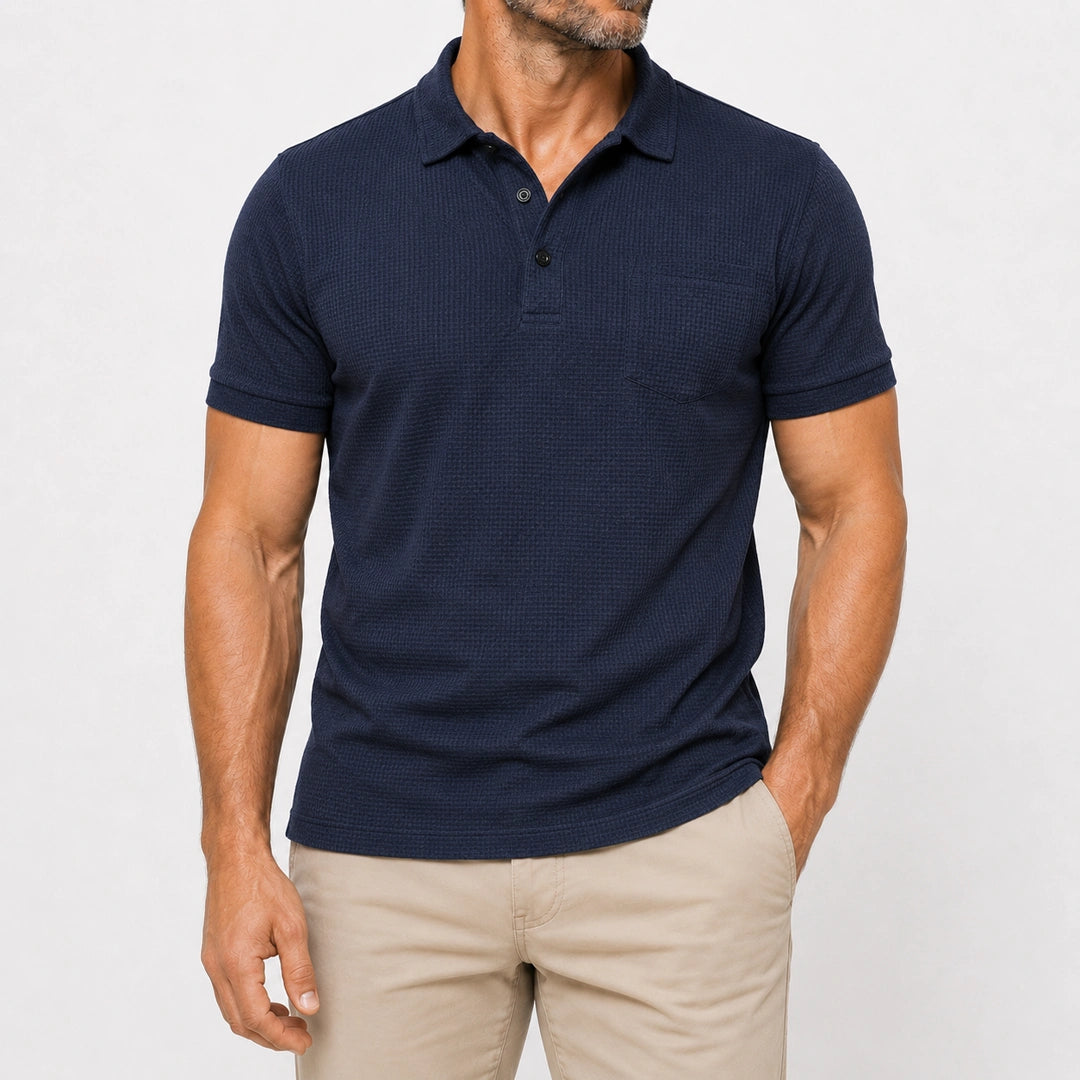 Capri - Men's Ultra Comfortable Pocket Polo Shirt