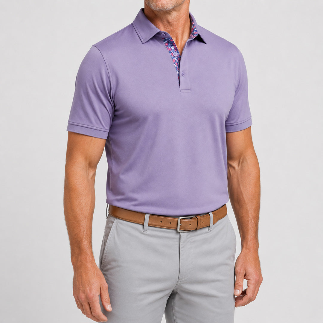Hudson - Men's Ultra Comfortable Polo Shirt