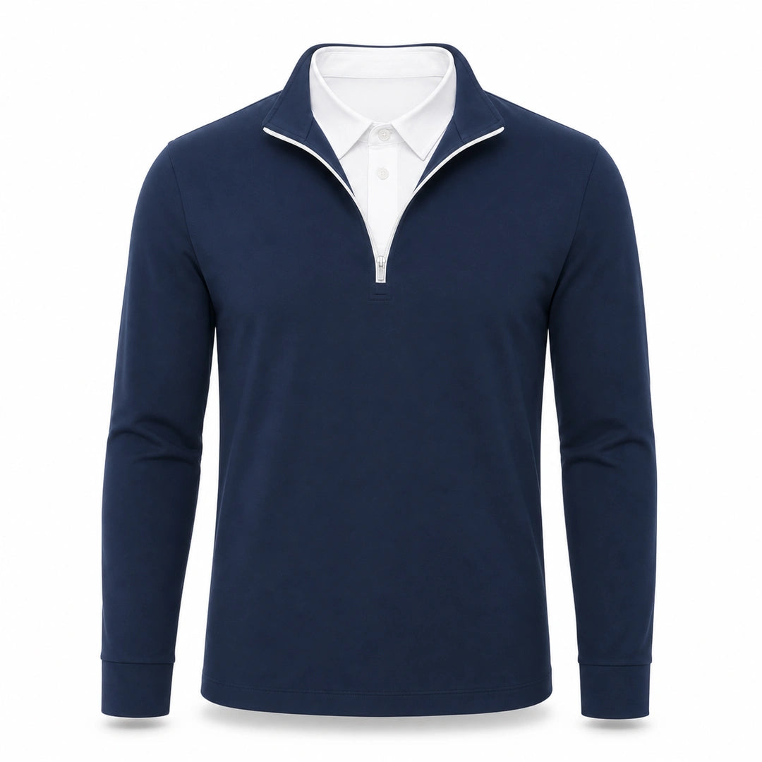 Leon - Men’s Ultra Comfortable 2-in-1 Quarter-Zip