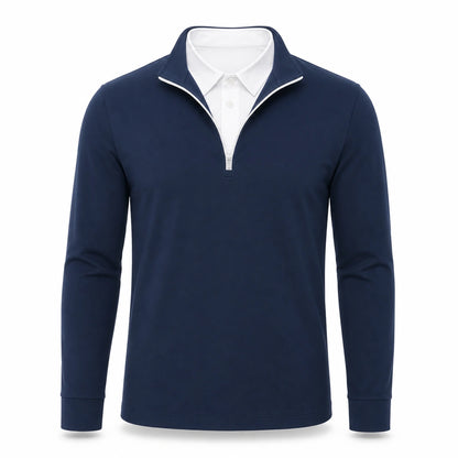 Leon - Men’s Ultra Comfortable 2-in-1 Quarter-Zip