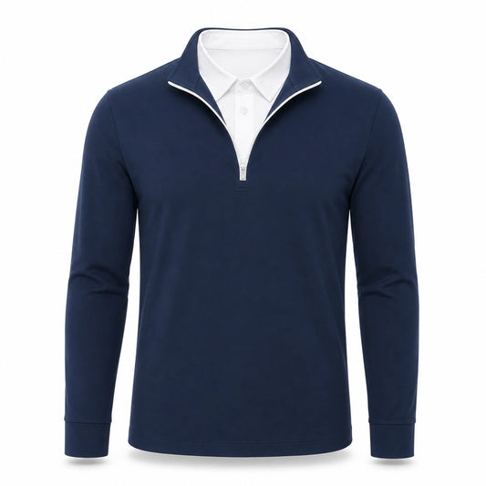 Leon - Men’s Ultra Comfortable 2-in-1 Quarter-Zip