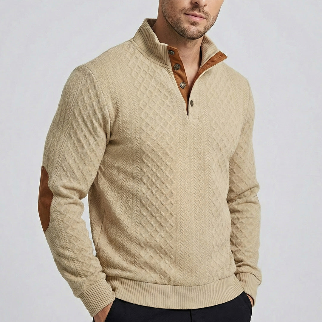 Crown - Classic High Collar Pullover