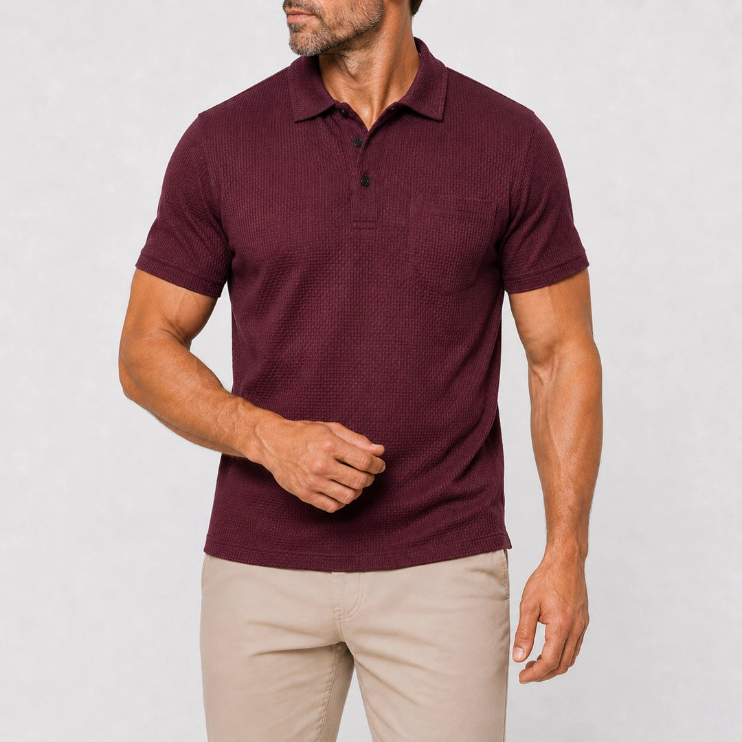 Capri - Men's Ultra Comfortable Pocket Polo Shirt