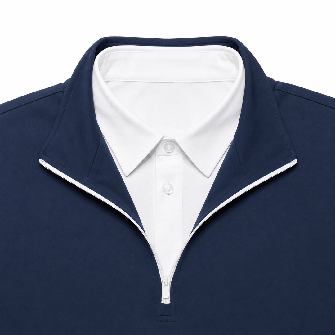 Leon - Men’s Ultra Comfortable 2-in-1 Quarter-Zip