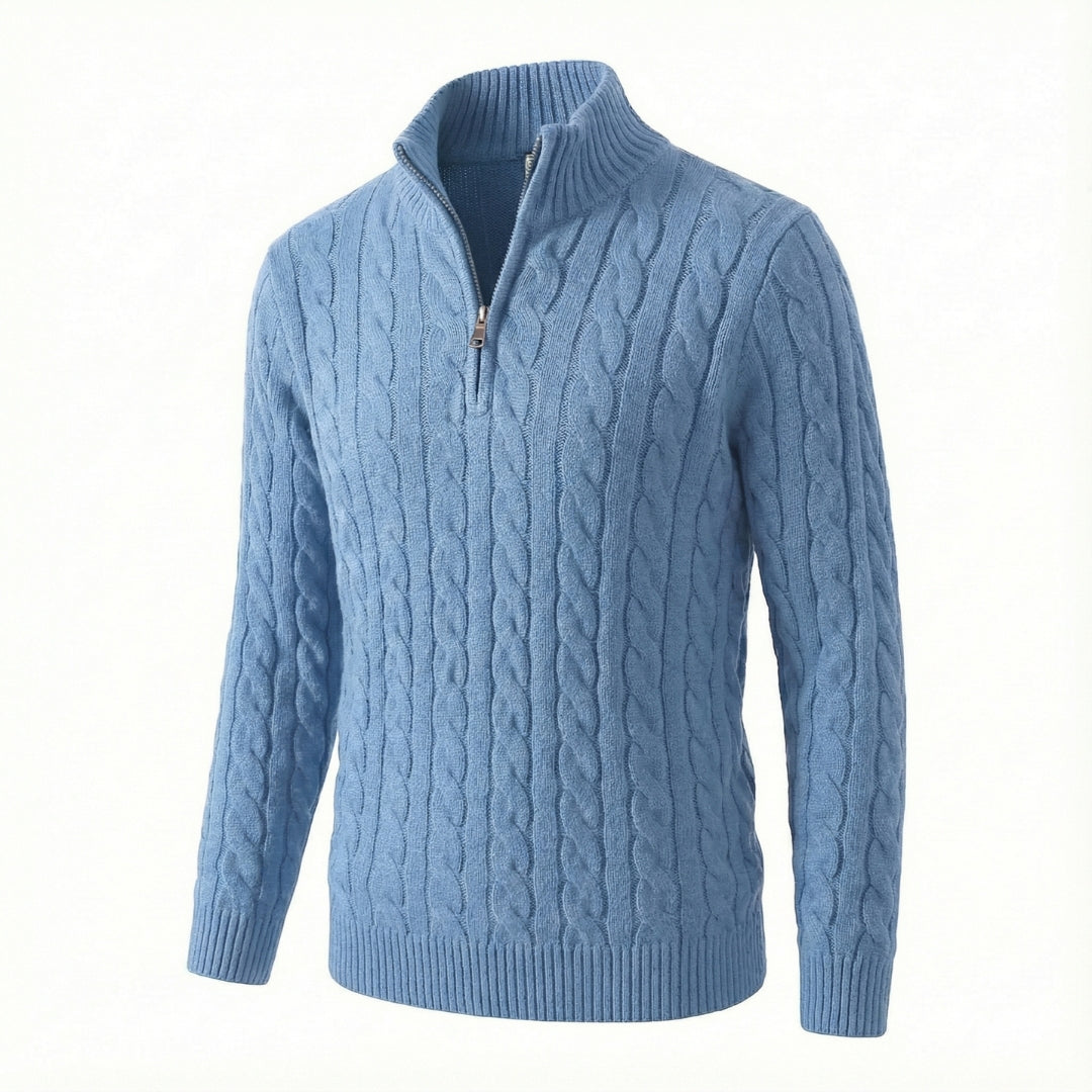 Ravello – Men’s Ultra Comfortable Half-Zip Sweater