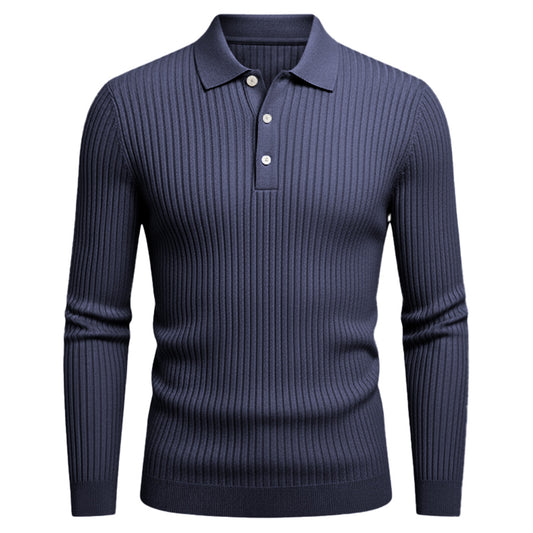 Sorrento - Men's Ultra Comfortable Long Sleeve Polo Shirt
