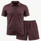 Capri Set – Men’s Ultra Comfortable Shorts and Polo Shirt