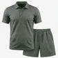 Capri Set – Men’s Ultra Comfortable Shorts and Polo Shirt