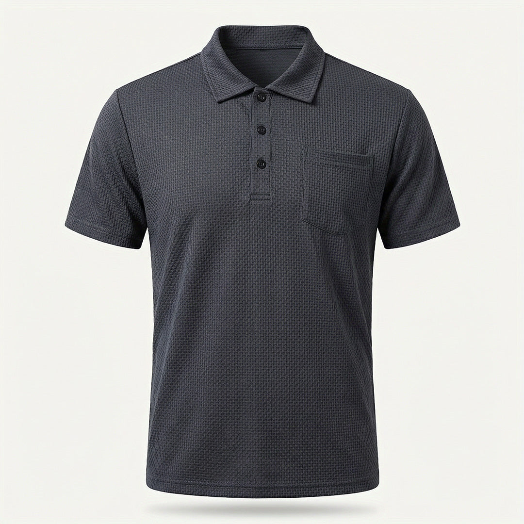 Capri - Men's Ultra Comfortable Pocket Polo Shirt