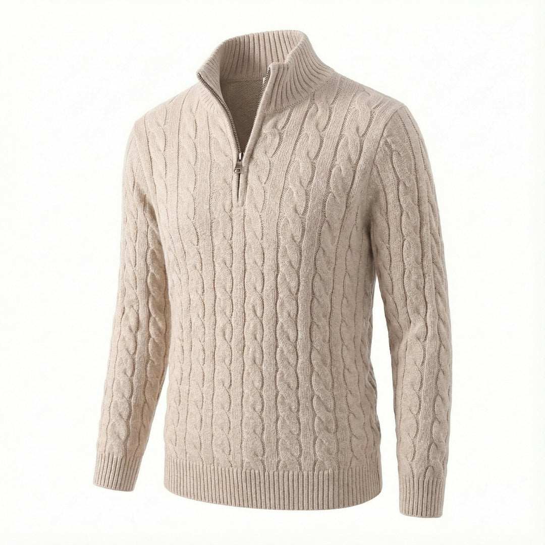 Ravello – Men’s Ultra Comfortable Half-Zip Sweater