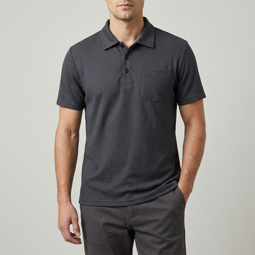 Capri - Men's Ultra Comfortable Pocket Polo Shirt