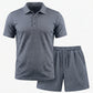 Capri Set – Men’s Ultra Comfortable Shorts and Polo Shirt
