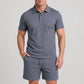 Capri Set – Men’s Ultra Comfortable Shorts and Polo Shirt
