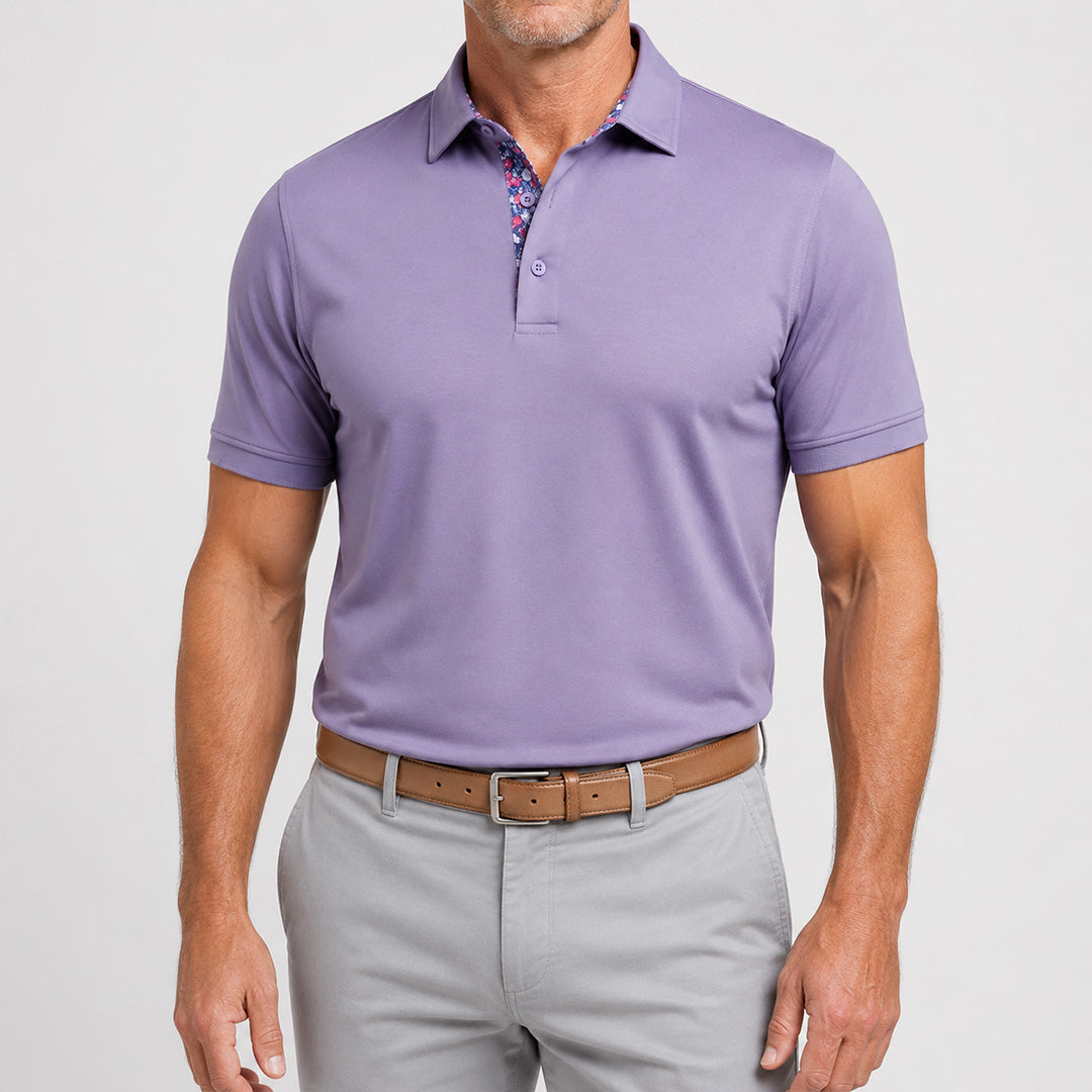 Hudson - Men's Ultra Comfortable Polo Shirt
