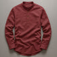 Meji - Men's Ultra Comfortable Band Collar Shirt