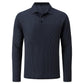 Lusso - Men's Ultra Comfortable Long Sleeve Polo Shirt