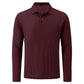 Lusso - Men's Ultra Comfortable Long Sleeve Polo Shirt